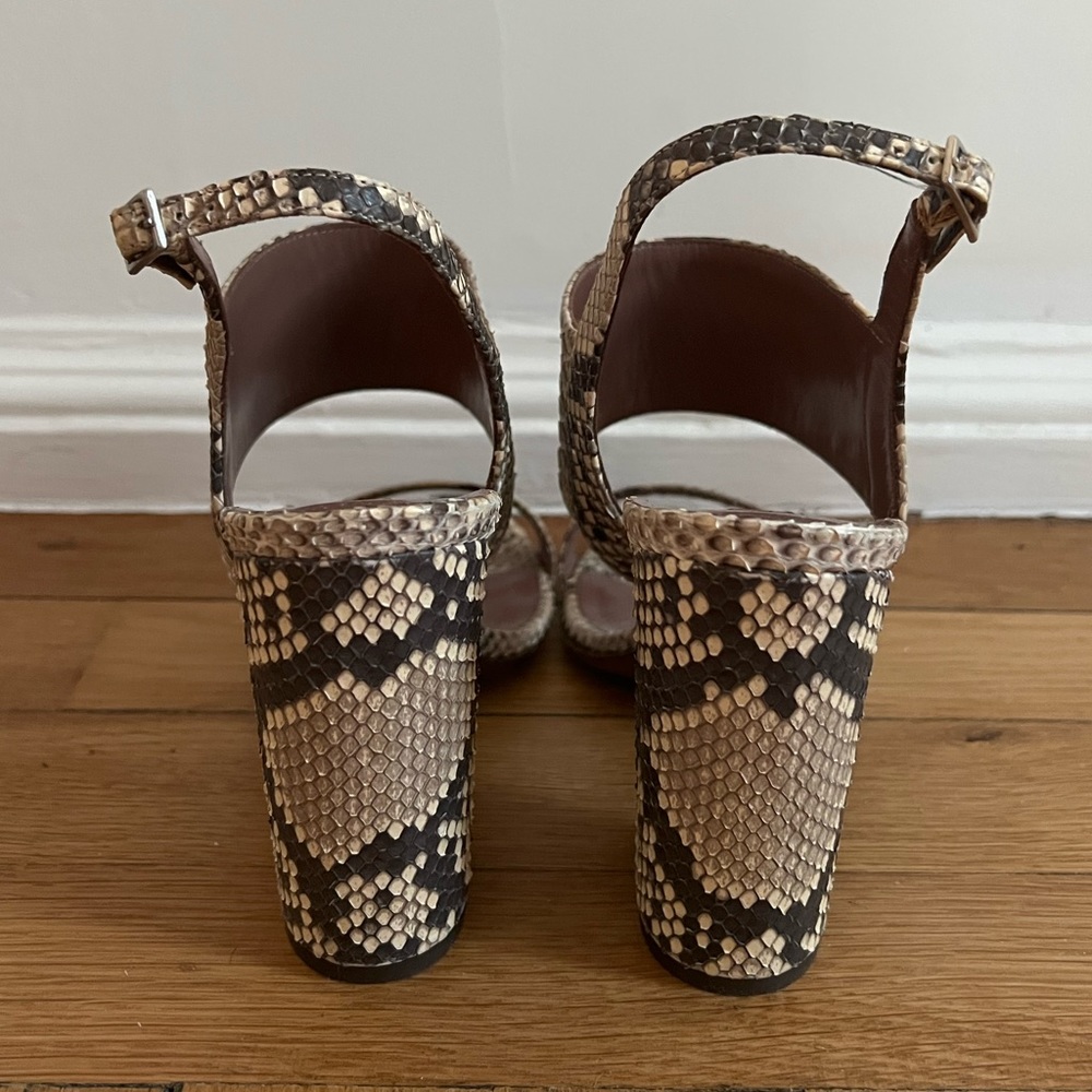 Tabitha Simmons Python / Snakeskin Sandals - image 6